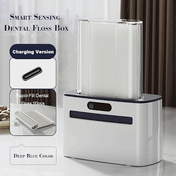 Intelligent Sensor Floss Box Automatisk Elektrisk Floss Stick Oppbevaring Hjem Restaurant Hotel Box Flosser