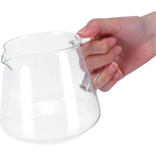 Glasmugg, Dryckesverktyg Bekvämt Transparent Hållbart för Kontor för Mjölk eller Varmvatten för Kaffe eller Te för Hemmet (#1)
