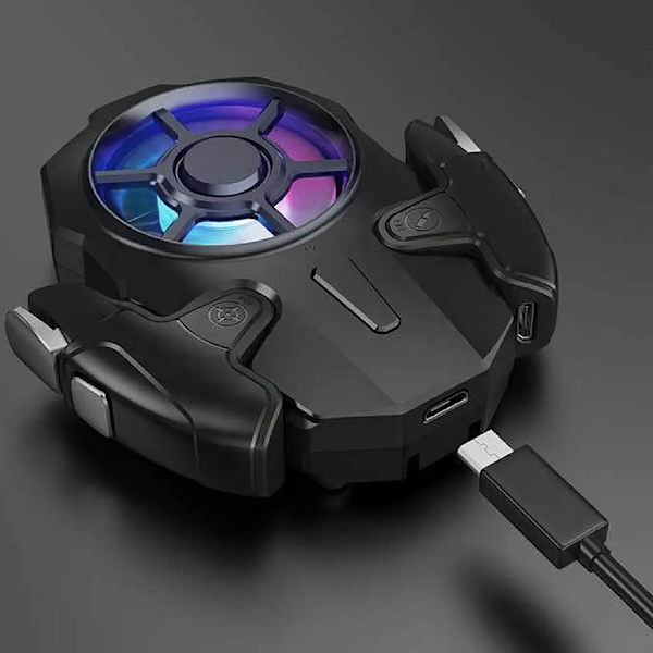 Mini USB -tuuletin, minikännykän jäähdytin, USB -tuuletin, jäähdytystuuletin, 6000 kierrosta minuutissa, matkapuhelimille, leveys 67-85 mm