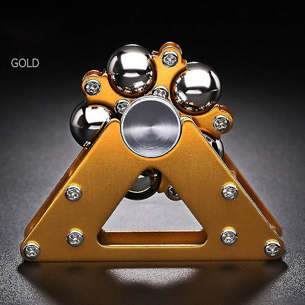 Fingertip Spinner Stress Relief Pariserhjul Spinner Fidget Toy, Vuxna Barn Present Bordsdekoration Prydnad Med Rotation（Guld）