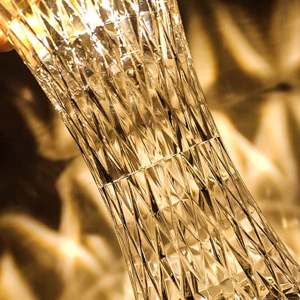 Krystall liten midjebordslampe
