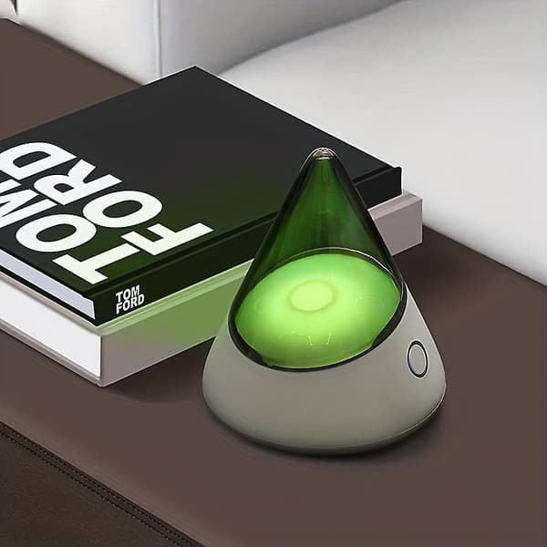 Kreativ hjem atmosfærelys smart sensor klapplys dimbart nattlys（blå）