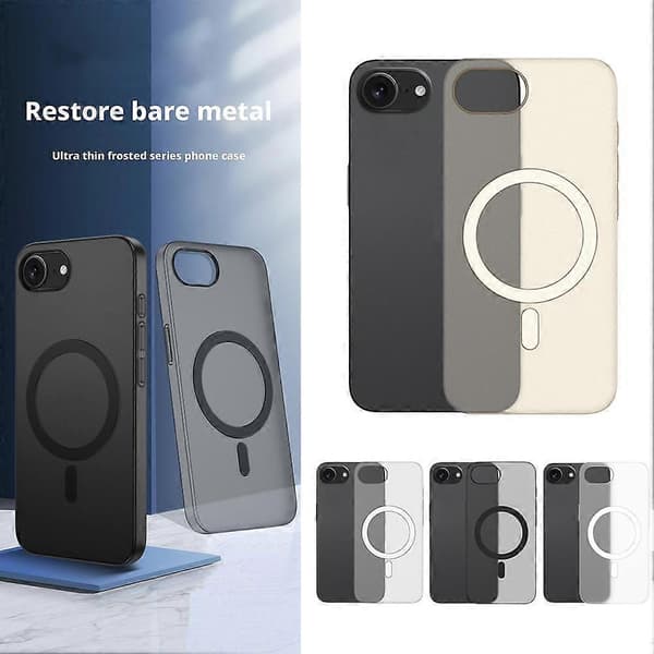 Apple iPhone 16 Pro Max Stöttåligt Magnetiskt Silikonskydd Skärmfodral Primary color