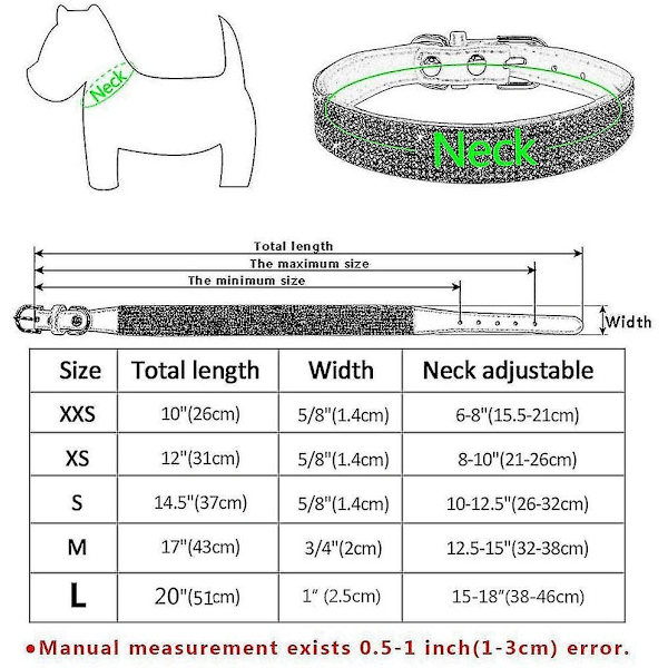 Rhinestone Hundehalsbånd, Sødt Blændende Funklende Blødt Ruskind Læder Hunde Kat Rhinestone Halsbånd Krystal Diamant Kæledyr Hundehvalp Halsbånd (s, Sort)