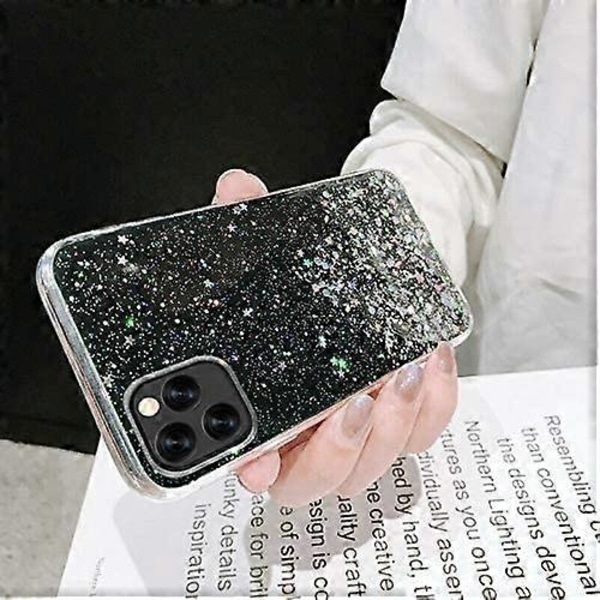 Bling-fodral för iPhone 13, Glitterfodral, Lyxigt Flickigt Glittrande Stjärnigt Smalt Flexibelt Lätt Mjukt Gel TPU Skyddande Fodral för Apple iPhone 13 6.1'' 20