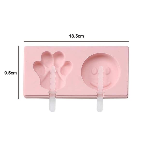 Isform Isforme Popsicle Form Sæt, Med Låg, Let At Fjerne, Silikone, DIY
