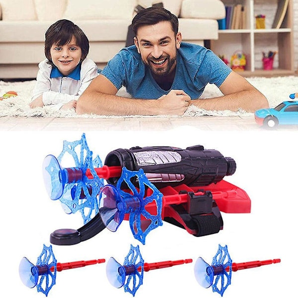 Lekerakett Spider Man Web Shooter Dart Blaster（Som vist）