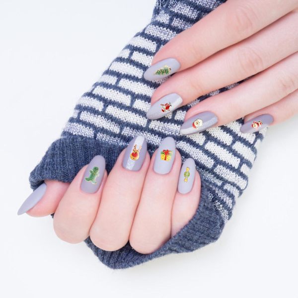 Christmas nail outlet art stickers