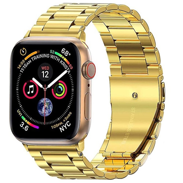 För Apple Watch Band 42mm 44mm 45mm Premium Metal Rostfritt stål Ersättningsband kompatibelt med Apple Watch Ultra Series 8/7 (45mm) Se/6/5/4 (44mm)