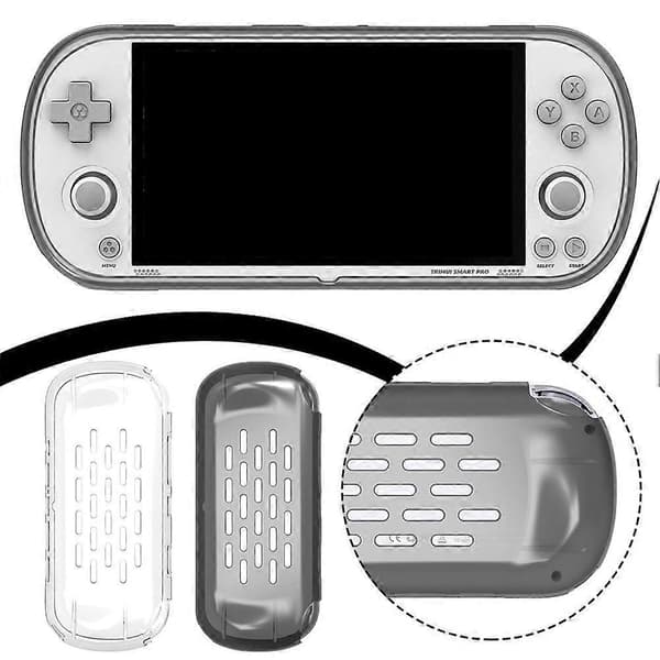 Skyddsfodral för Chuimi TRIMUI SMART PRO handhållen spelkonsol Transparent