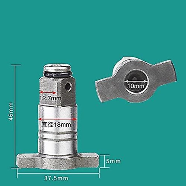 18v Elektrisk Borrhammare med Borrchuck, Dubbel Användning, Sladdlös Skruvdragare, Tillbehör till Kraftborr