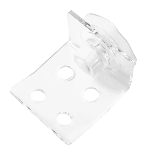 1pc Acrylic Clear Coral Holder Strong Suction Cup Aquarium Coral Bracket Fish Tank Accessory (White)（7X5cm，White）