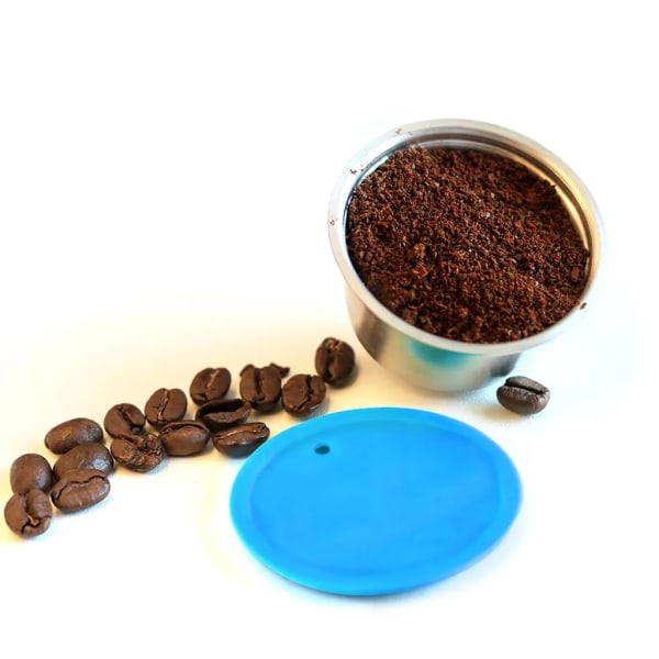 Kaffebryggare Tillbehör Kaffekapsel rostfritt stål Återanvändbart kaffefilter Kaffefilter Återanvändbart Kompatibel med Dolce Gusto kaffemaskiner