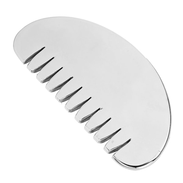 Terahertz Guasha-skrabehovedbundskam til hovedmassage Meridian-behandling med Gua Sha-kam og energisten