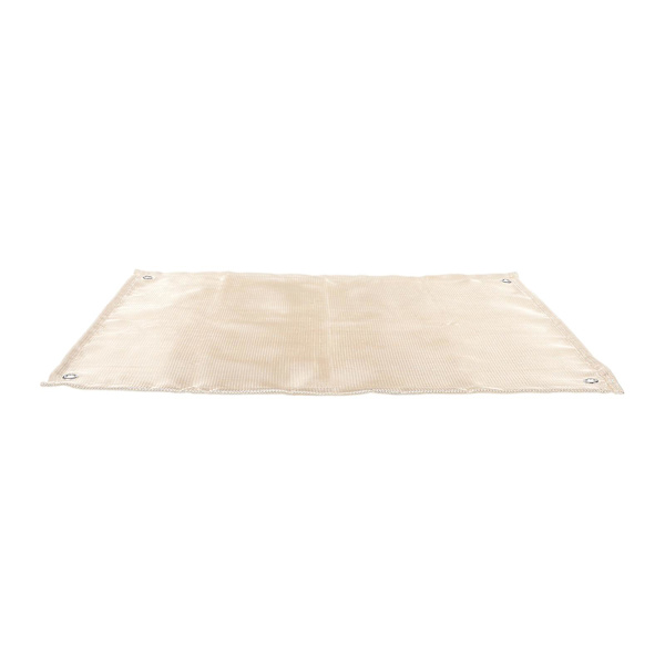 Utendørs Camping Matte Fiberglass Isolasjonsmatte Brannsikker Teppe (Khaki)（74.5X62CM，Khaki）
