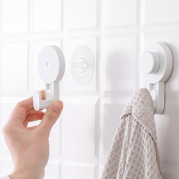 Sett med 3 sugekoppveggkroker til badet
