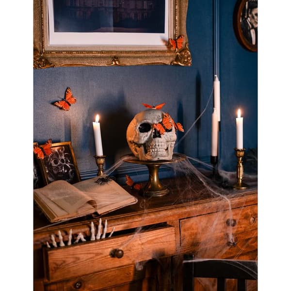 Skjelettdekorasjon 24 x 18 cm Halloween - 228368 (One Size)