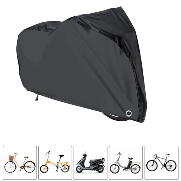 Vattentätt cykelskydd - 210D Oxfordtyg med UV- och regnskydd - för mountainbike, racercykel och elcyklar