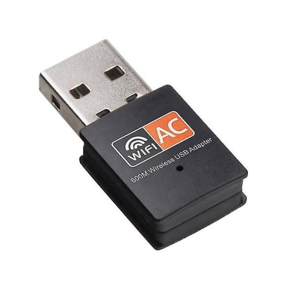 Usbnovel Ac 600mbps USB Wifi Adapter För PC - Trådlös nätverksadapter Med Dual Band 2.4ghz,5ghz High Gain Antenn Wifi USB,wifi Dongel För Desktop