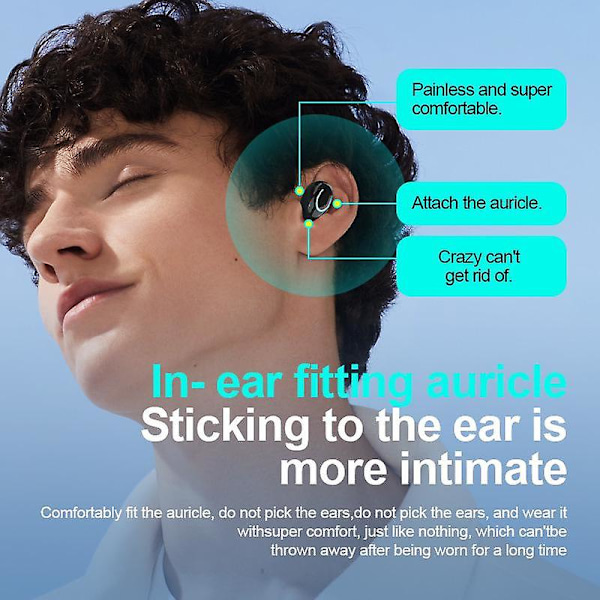 Tws trådløse Bluetooth-øretelefoner Sport Stereo In Ear-hovedtelefoner med støjreduktion Gaming-øretelefoner med mikrofon håndfri opkald Køreheadset A