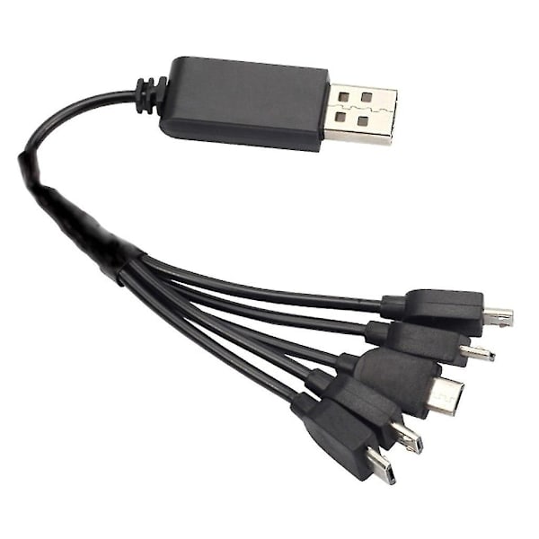 1 till 5 laddningskonverteringskabel Usb Micro Usb laddningskabel för E58 Xs809