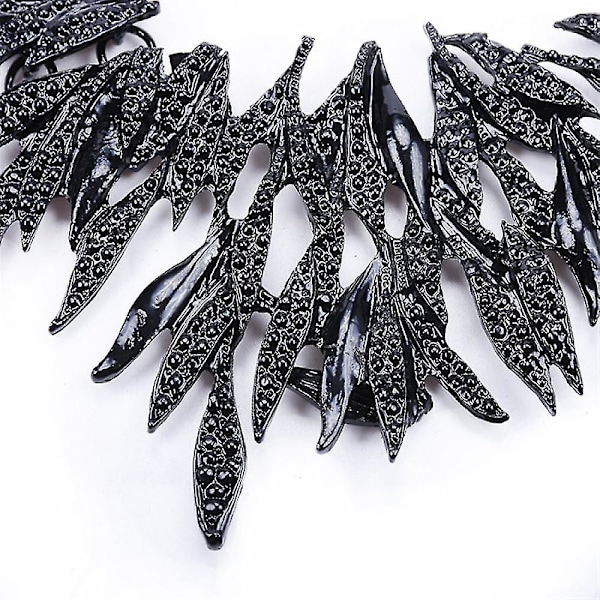 Rhinestone Halskæder Halskæder Smykker Korte Halskæder Damer Og Piger Kraveben Halskæder Beklædningstilbehør Sort Xq-ps95