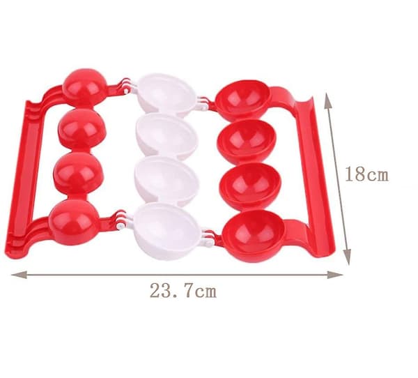 Hemkökstillbehör Plast Köttbulle Maker DIY Fiskbulle Formar Fyllda Köttbullar Bakverktyg