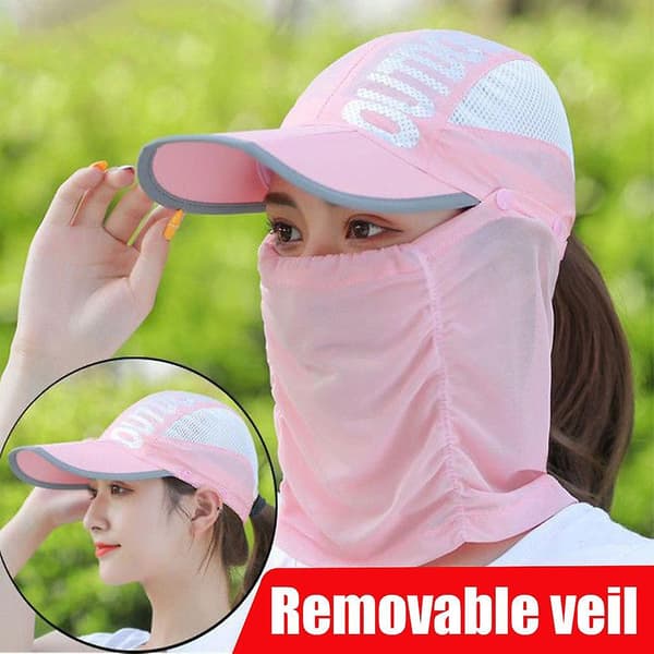 Sommer Solhat Foldbar Hat UV-resistent Solhat Udendørs Vandring Solhat（Khaki）