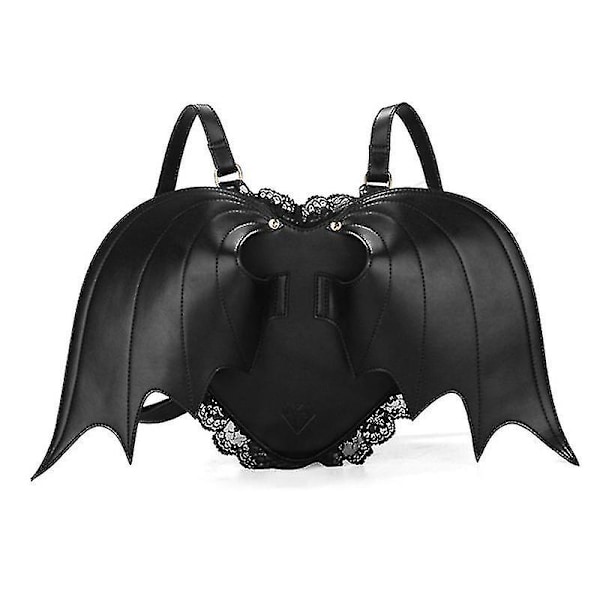 Bat Wing Backpack Halloween Decoration Women Batwing Backpack Pink Stylish Backpack