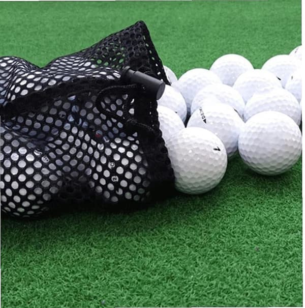 Golfboldtasker 2 stk. Nylon Nylon Snøre Net Opbevaringstaske 22*20cm