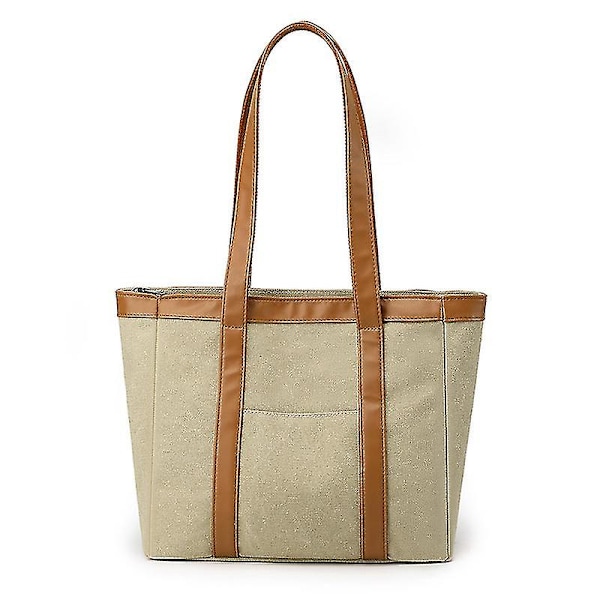 Fashion Tote Bag Canvas Bag（khaki）