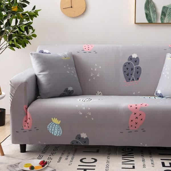 Sofaovertrekk 1-seters sofaovertrekk elastisk mykt stoff 1-seter