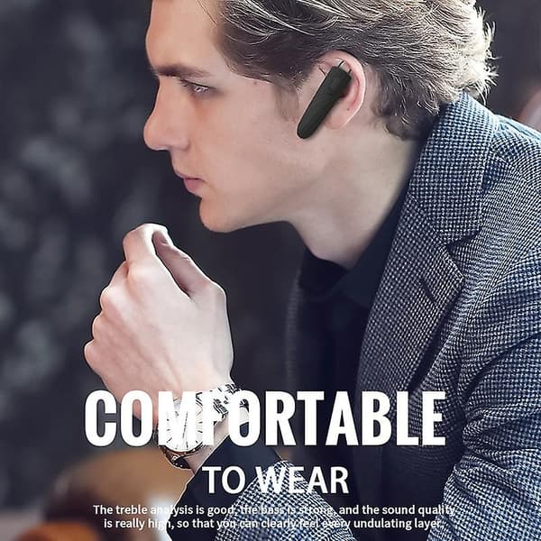 Bluetooth-headset Enkeltøre Handsfree Bluetooth-øretelefon Bluetooth Trådløse Øretelefoner Kjøring Forretninger