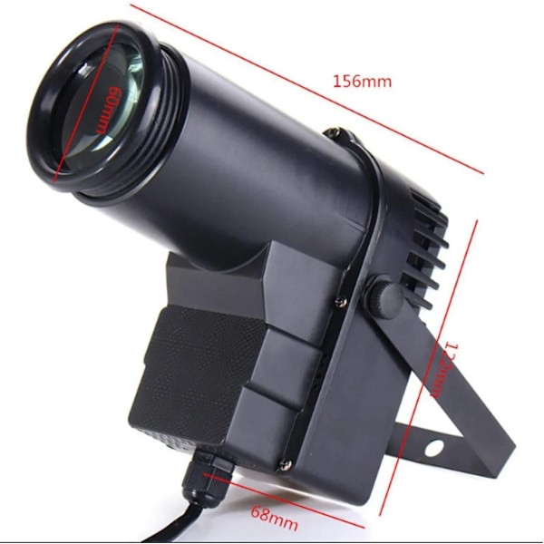 LED discolys LED pinspot strålekaster, 10W RGBW strålekaster, stadionlys