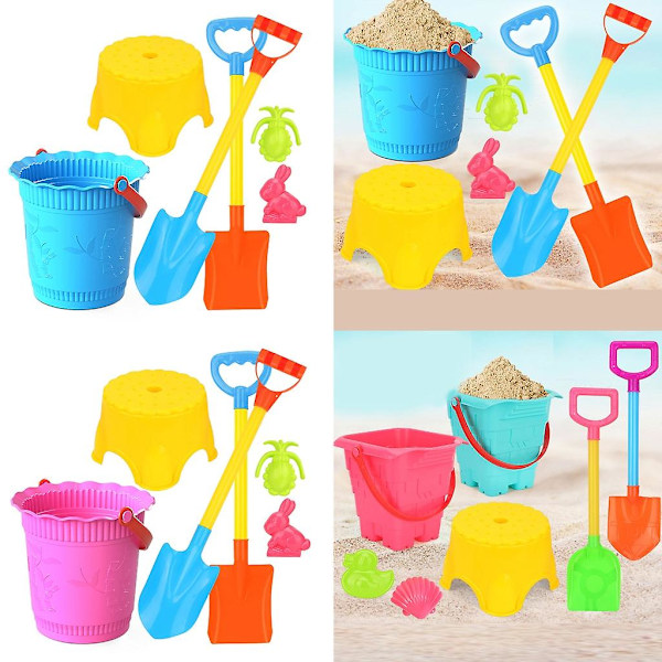 Reseleksak för sandlåda, strandleksak, hink för utomhuslek i vatten, poolleksak (grön B-stil)