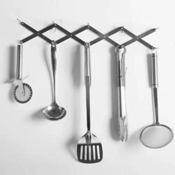 Justerbar Lockhållare, Rostfritt Stål Ställ för Ångkokare och Lock, Expanderbar Design (2 ST)
