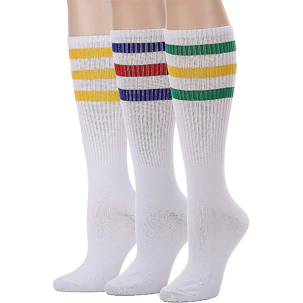 3 par over-the-calf rørstrømper