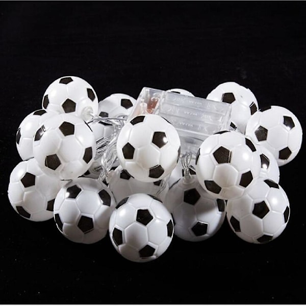 3m LED Fodbold Lyssnor Strenglys Girlande USB-drevet Fodbold Fe Lys Til Hjemmefest