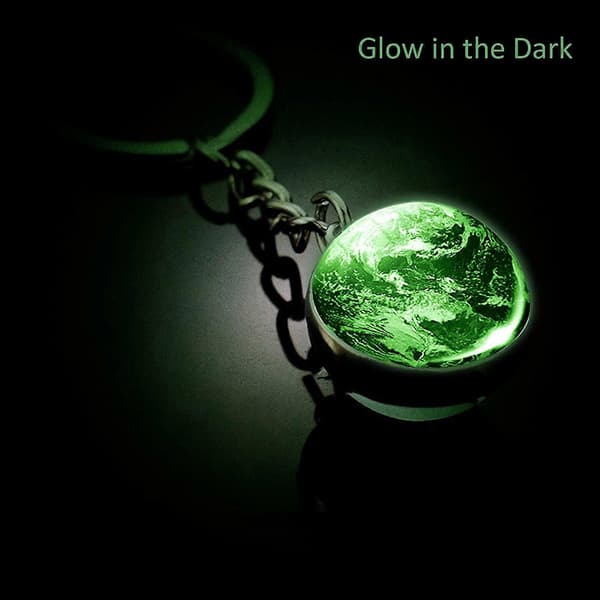 Nyckelring med solsystemets planeter, Glow-in-the-Dark-hänge