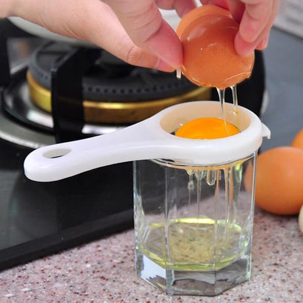 Kök Redskap Gadgets Ägg Gula Vitt Separator Divider（Som visas）