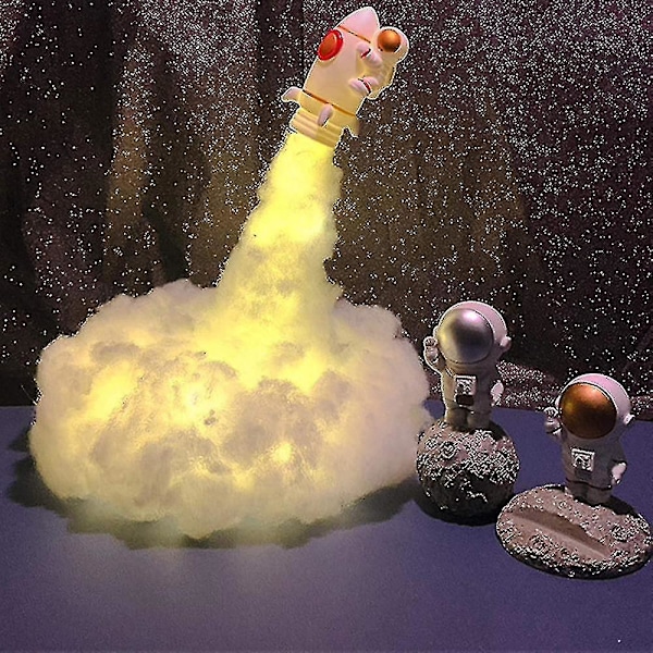 Diy Astronaut Sky Led Lampe Stue Dekoration Til Børneværelse Soveværelse Dekoration