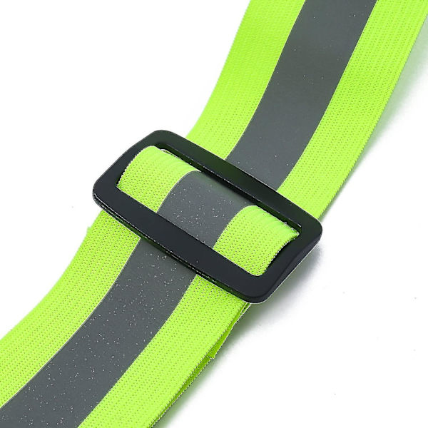 Reflekterande väst för hög synlighet hela dagen och natten för löpning, cykling och mer, unisex (1 väst, 2 armbindningar)