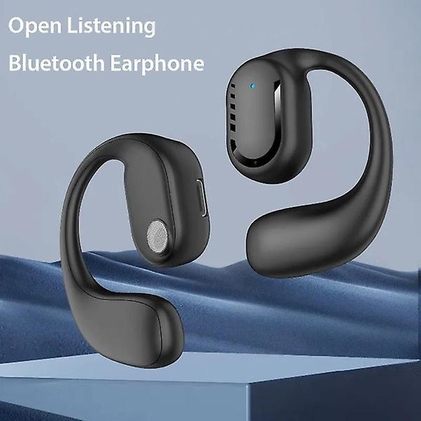 Bluetooth-hörlurar med öronkrok, enkel öra, lång uthållighet, affärsdrivande hörlurar, smärtfri användning, vattentäta hörlurar