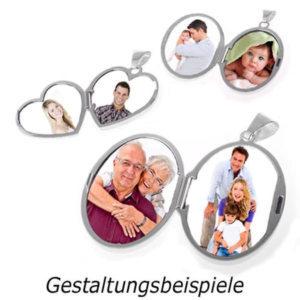 Halsband med 2 st berlockramar