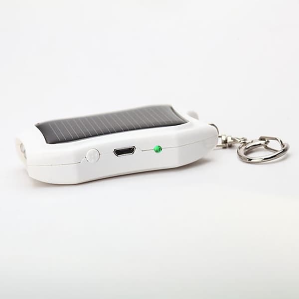 Taskulamppu LED-taskulamppu Aurinkoavainperä Mini Band（WH）