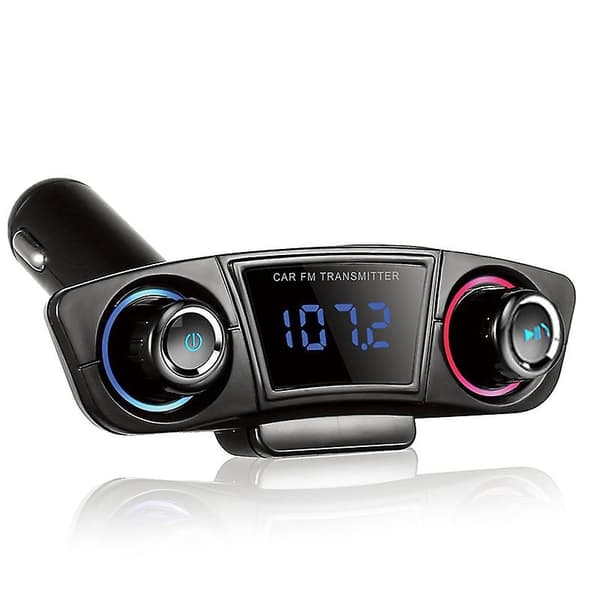 Dobbelt USB multifunktionel bil FM-sender MP3 Bluetooth-afspiller biloplader Bluetooth håndfri FM-sender
