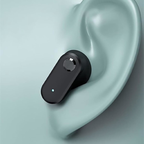 Md03 Tws Bluetooth Headset Blå Nyhedsløsning 5.0 Øremonteret Sports Digital Display Touch Earbuds