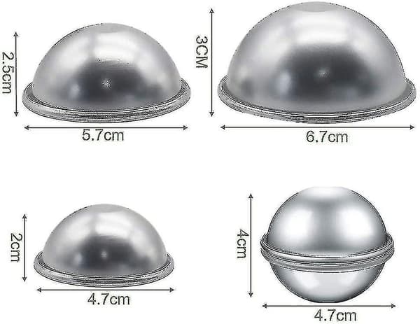 Badebombeform, Badebombeform, 18 stk. Badebombeformsæt