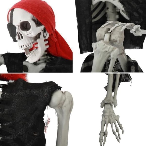 Halloween-dekoration Hängande Människoskelett Skräck 165CM