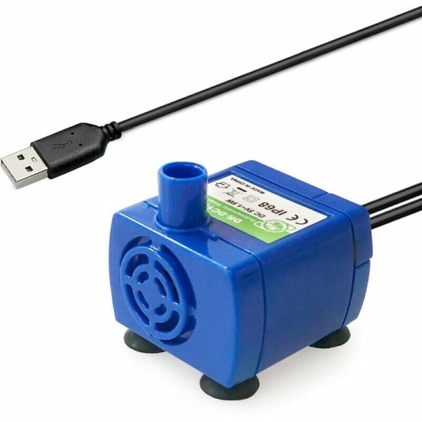 GTA USB Smart Pet -vesiannostelijapumppu Hiljainen harjaton upotettava pumppu ilman valaistusta - ilman valaistusta